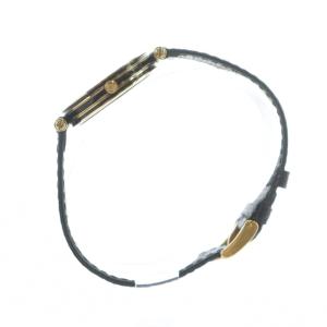 GUCCI 腕時計 ウォッチ クォーツ ローマン レザーベルト ゴールド色 GY11 /MQ OH