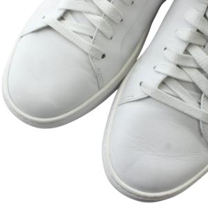 COLE HAAN グランドプロ トップスピン スニーカー レザー ローカット ロゴ 9 26.5cm 白 ホワイト C35573