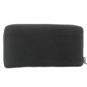COACH 長財布 牛革 レザー ラウンドファスナー ロゴ 黒 ブラック F58102 /XZ GY17