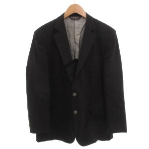 テーラードジャケット ブレザー モヘヤ混 42 紺 ネイビー /FF GY17