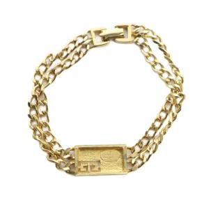GIVENCHY ヴィンテージ ブレスレット チェーン 喜平 アクセサリー ゴールドカラー 金色 GY18 /MQ