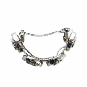 VERSACE バレッタ ロゴ メデューサ シルバーカラー