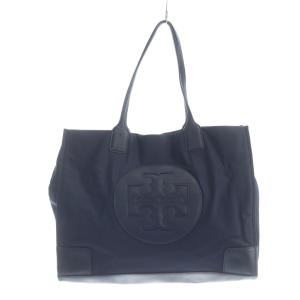 トートバッグ ハンド レザー ナイロン ロゴ 紺 ネイビー GY11 /MQ
