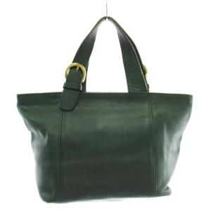 COACH オールドコーチ ハンドバッグ トート レザー 無地 緑 グリーン 4133 /XZ GY11