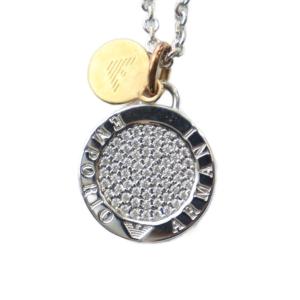 ネックレス アクセサリー ペンダント ロゴ シルバー色 GY18 /MQ