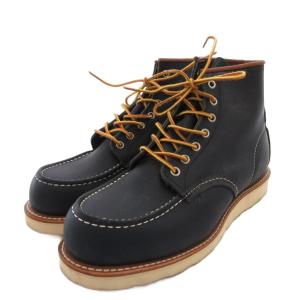 Moc-Toe ブーツ レースアップ ミッドカット USA製 26 ブラック 8859