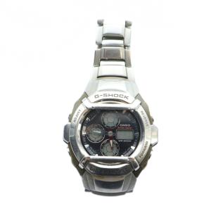CASIO G-SHOCK G-5110 腕時計 ウォッチ クォーツ デジタル ロゴ カレンダー付き シルバー色 GY18 /MQ