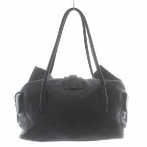 FURLA ハンドバッグ トート レザー ロゴ 黒 ブラック /XZ GY18