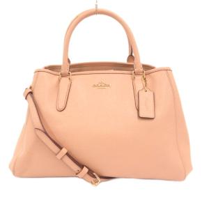 F57527 ハンドバッグ ショルダー 2WAY ピンクベージュ /JS GY11