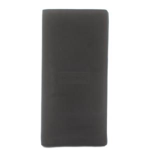 長財布 お札入れ 二つ折り レザー ロゴ 茶色 ブラウン /XZ GY18