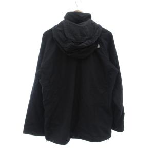 THE NORTH FACE マウンテンパーカー ジャケット XL ロゴ 長袖 フード ジップアップ 黒 ブラック /NU GY11