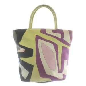 トートバッグ ハンド キャンバス 総柄 マルチカラー /XZ GY18