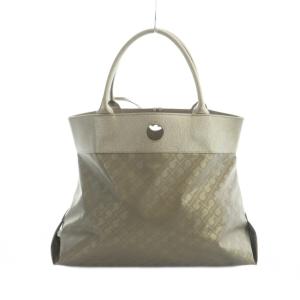 GHERARDINI トートバッグ ハンド ロゴ 総柄 ゴールド色 GY11 /MQ