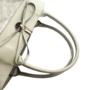 GHERARDINI トートバッグ ハンド ロゴ 総柄 ゴールド色 GY11 /MQ
