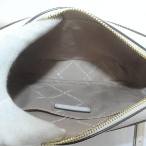 MICHAEL KORS ショルダーバッグ PVC レザー チェーン ロゴ ゴールド金具 白 ホワイト 35T8GTTC9L /XZ