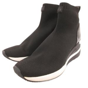 スカイラー SKYLER スニーカー シューズ ニットソックス 24.5cm 黒 ブラック /JS GY11