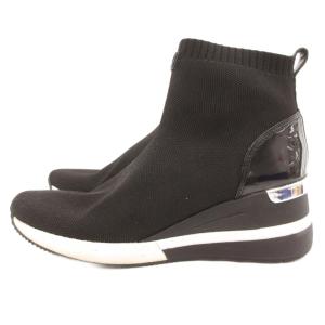 MICHAEL Michael Kors スカイラー SKYLER スニーカー シューズ ニットソックス 24.5cm 黒 ブラック /JS GY11