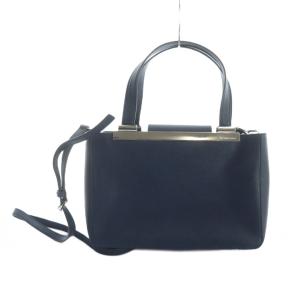 MICHAEL KORS ハンドバッグ ショルダー 2WAY PVC ロゴ 青 ブルー GY11 /MQ