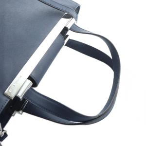 MICHAEL KORS ハンドバッグ ショルダー 2WAY PVC ロゴ 青 ブルー GY11 /MQ