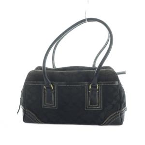COACH 10533 トートバッグ ハンド キャンバス レザー シグネチャー 黒 ブラック GY11 /MQ