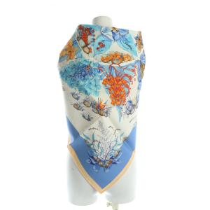HERMES カレ90 Pythagore 大判スカーフ シルク マルチカラー