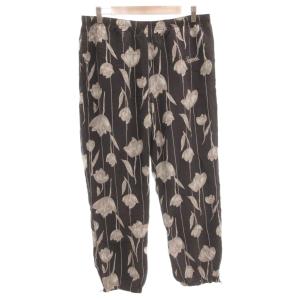 19SS Floral Silk Track Pant