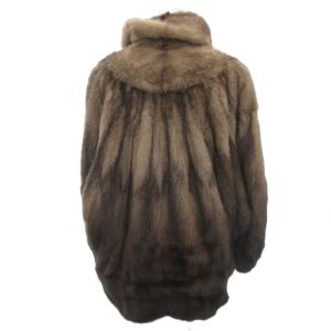SAGA MINK ROYAL 銀サガ ミンクファーコート 36 ブラウン