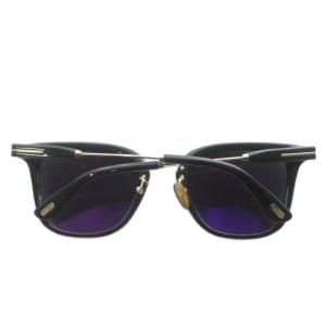 TOM FORD 眼鏡 サングラス セルフレーム カラーレンズ ウェリントン 6615-145 黒 ブラック ゴールド色