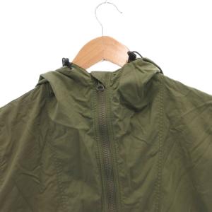THE NORTH FACE コンパクトジャケット ブルゾン パーカー ジップアップ ロゴ刺繍 L カーキ NPW71830 /FF
