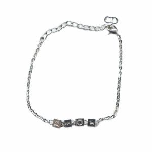 ブレスレット ロゴキューブ アクセサリー ロゴ シルバー色 GY11 /MQ OH
