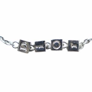 Christian Dior ブレスレット ロゴキューブ アクセサリー ロゴ シルバー色 GY11 /MQ OH