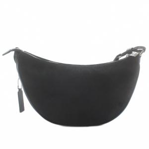 COACH ペース ショルダーバッグ キャンバス レザー シグネチャー 総柄 ロゴ シルバー金具 黒 ブラック CT822