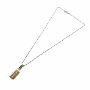 DOLCE&GABBANA ネックレス アクセサリー ペンダント ロゴ シルバー色 GY18 /MQ