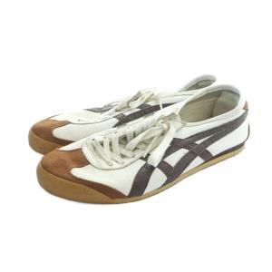Onitsuka Tiger THL202 MEXICO 66 メキシコ ローカットスニーカー シューズ 靴 レザー 27cm 白 ホワイト