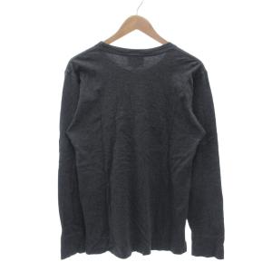 Vivienne Westwood RED LABEL ボアオーブパッチ刺繍ボーイズTシャツ カットソー 2 オーブロゴ 長袖 杢グレー 16-12-312017