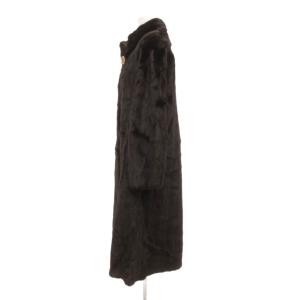 SAGA MINK OSHIMA 金サガ ROYAL ファーコート ミンク 11 ダークブラウン
