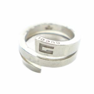 指輪 アクセサリー リング ロゴ Silver925 15号 シルバー色 GY18 /MQ OH