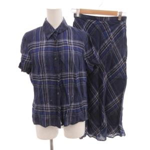ヴィンテージ セットアップ リネン 40 ネイビー