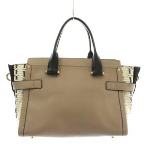 COACH スワッガー キャリーオール ハンドバッグ ショルダー 2WAY レザー パイソン型押し ロゴ ゴールド金具