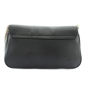 GUCCI ソーホー インターロッキングG チェーンショルダーバッグ レザー ブラック 536224