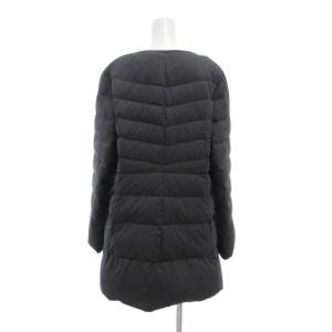 FILA ゴルフ GOLF 別注プレミアムダウンコート 3L ミドル丈 ジップアップ 黒 ブラック 791-220F
