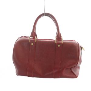 HUNTING WORLD ハンドバッグ ミニボストン レザー ロゴ 赤 レッド GY18 /MQ
