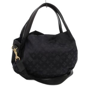 ハンドバッグ ショルダー 2way ナイロン 総柄 ゴールドカラー金具 /FF GY18