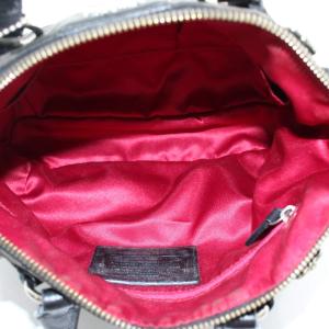 COACH ハンドバッグ ショルダー 2WAY キャンバス レザー オプアート 総柄 ロゴ 黒 ブラック 18651