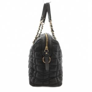 kate spade new york ハンドバッグ 2WAY レザー ロゴ キルティング 黒 ブラック /YJ GY18