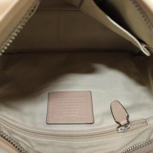 COACH ショルダーバッグ レザー タッセル ロゴ ベージュ 25355 /XZ GY18