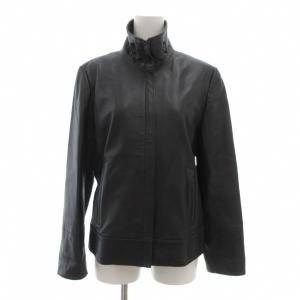レザージャケット シングルライダース ラムスキン 羊革 11 黒 ブラック /UO GY18