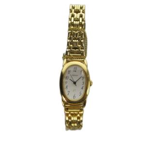SEIKO 1F21-5B70 ノイエ 腕時計 ウォッチ 白文字盤 クォーツ ゴールド色 GY18 /MQ