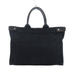 PORTER ガール GIRL  NAKED  TOTE BAG ハンドバッグ コットンサージ ロゴ ステッチ 紺 ネイビー