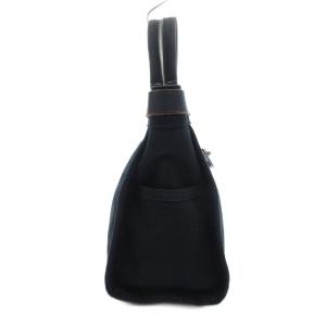 PORTER ガール GIRL  NAKED  TOTE BAG ハンドバッグ コットンサージ ロゴ ステッチ 紺 ネイビー